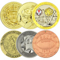Factory Direct Custom 2D 3D Metal Zinc Alloy Enamel Challenge Coin Gold Silver Souvenir Commemorative Coin for Collection Gift MegaBDM