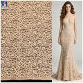 YX1487 160X150CM 70 Cotton 30 Nylon Eyelash Lace Fabric Corded Floral Textile for Women Dresses and Tops MegaBDM