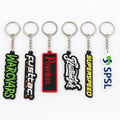 Certified Factory Custom 2D And 3D Logo Personalized Key Chain Soft Rubber Custom Keychain For Promotional Business Gift