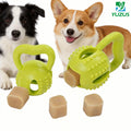 Interactive Cheese Ball Dog Toy: Dental Chew & Puzzle Feeder | Eco-Safe TPR Bite-Resistant