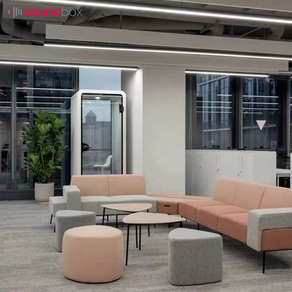 Soundbox Movable Office Privacy Pod Phone Call Booth Prefab Houses Meeting Pod With Good Price