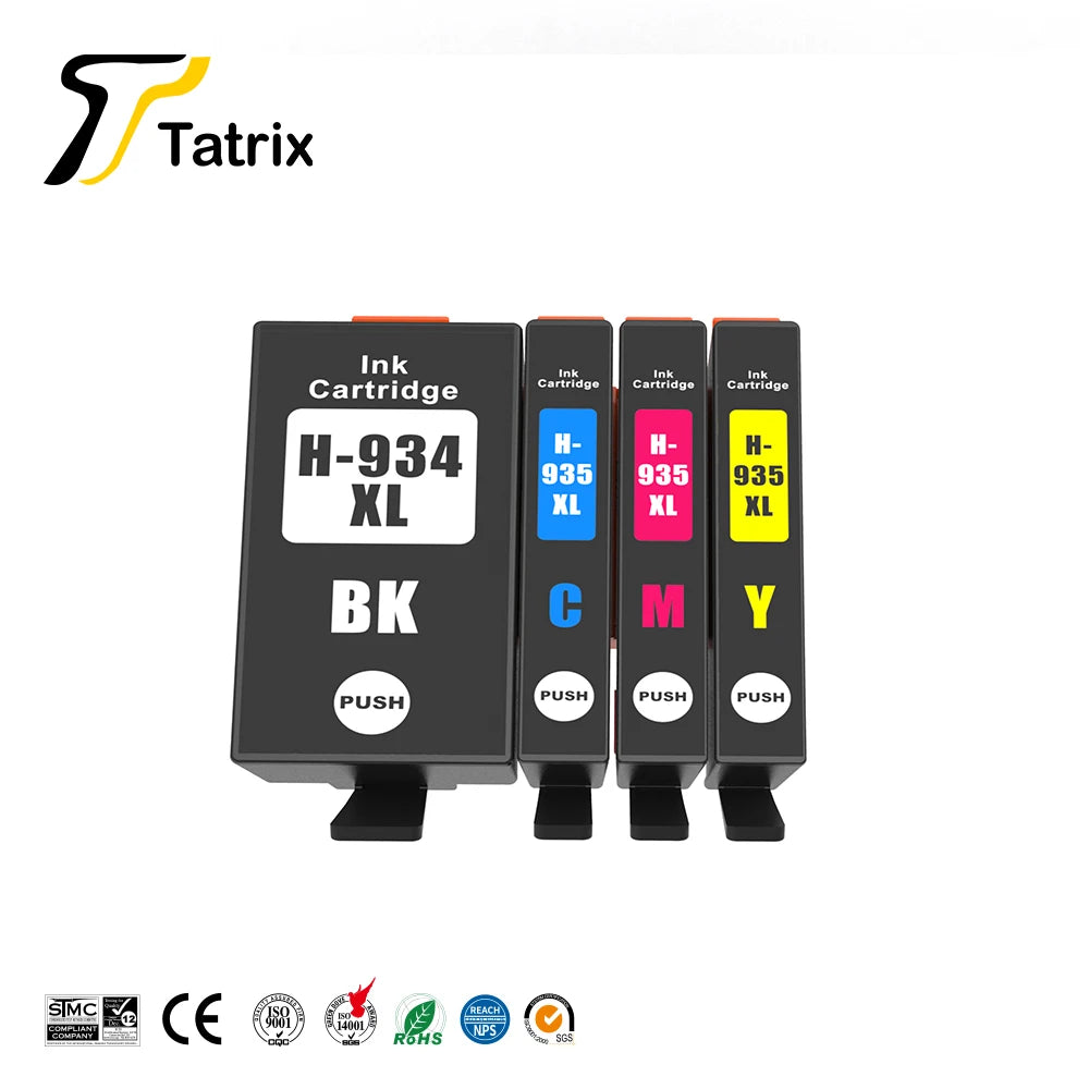 Tatrix HP 934XL 935XL US Inventory Compatible Ink Cartridge for Officejet Pro6230/6830 pro6835