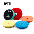 SPTA 3"/5"/6" Car Spong Buffing Polishing Pad Honeycomb Pattern Hook&Loop Backer For DA/RO/GA Car Buffer Polisher