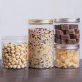 Custom Round PET Container / Plastic PET Bottle for Food Storage