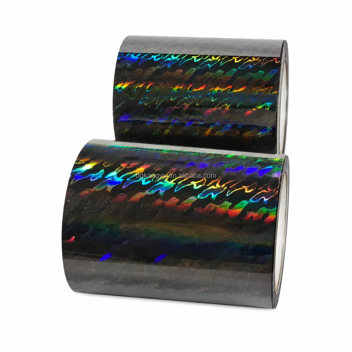 Holographic PET Hot Stamping Foil Roll Gold Silver Gilding Film 64cm x 120m Pattern for Fishing Lure Printing Factory Use MegaBDM