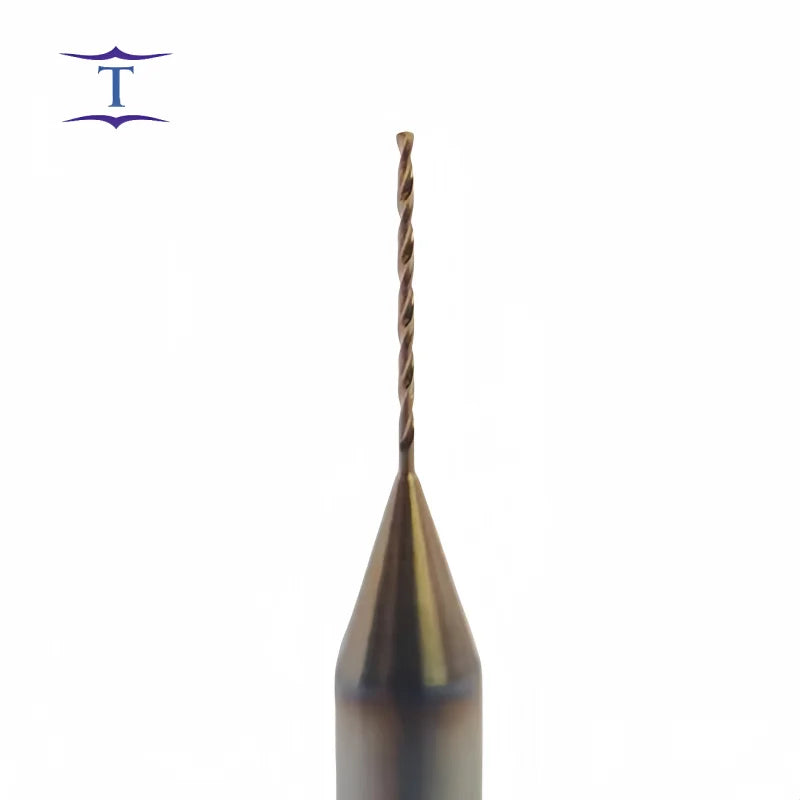 Micro Diameter DC186 Drill Bit 0.1-0.19 Carbide Tipped Router Bits Tungsten Drill 3mm Shank for Copper Aluminum Fiberglass