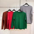 Hot Selling High Quality Women's Long Sleeve Knitted Pullover Sweater Casual Style for Autumn Festival Christmas Anti-Wrinkle