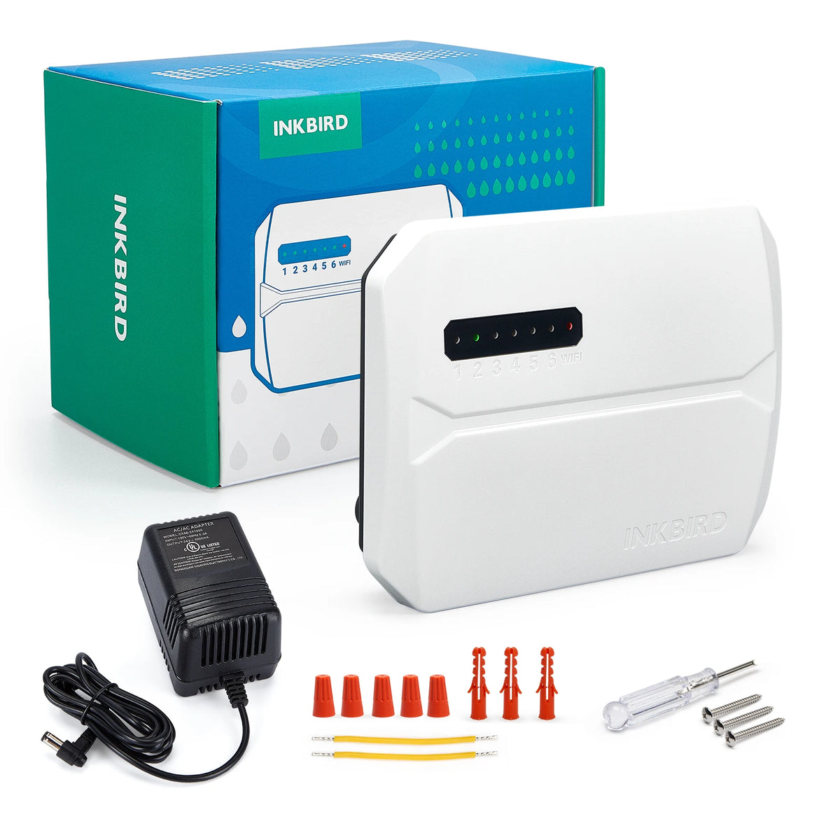 Inkbird IIC-600-WIFI Smart Sprinkler Controller User Friendly Innovative 6-zone Controller MegaBDM