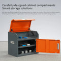 Drill Bit Organizer Cabinet with CoverFour-Drawer Drill Bit Dispenser Cabinet Drill Bit Storage Case for 1/16" to 1/2" Drill MegaBDM