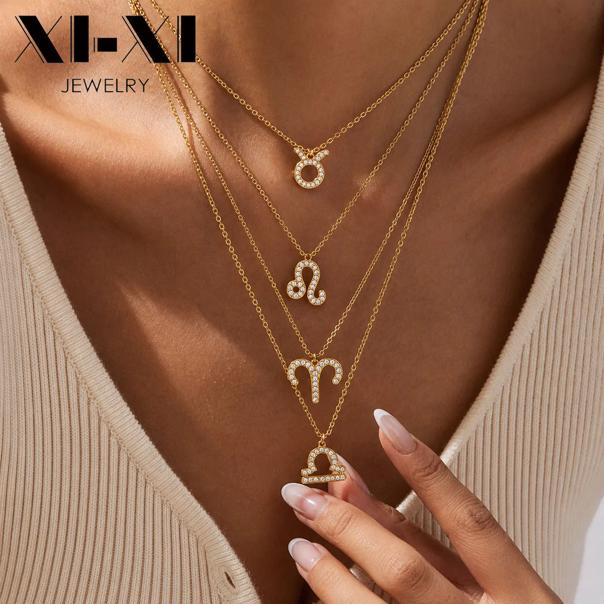 18K Gold Necklace Womens Necklace Stainless Steel Chain Necklace Gold Plated Pendant Necklace Sweatproof Wholesale OEM Supplier MegaBDM