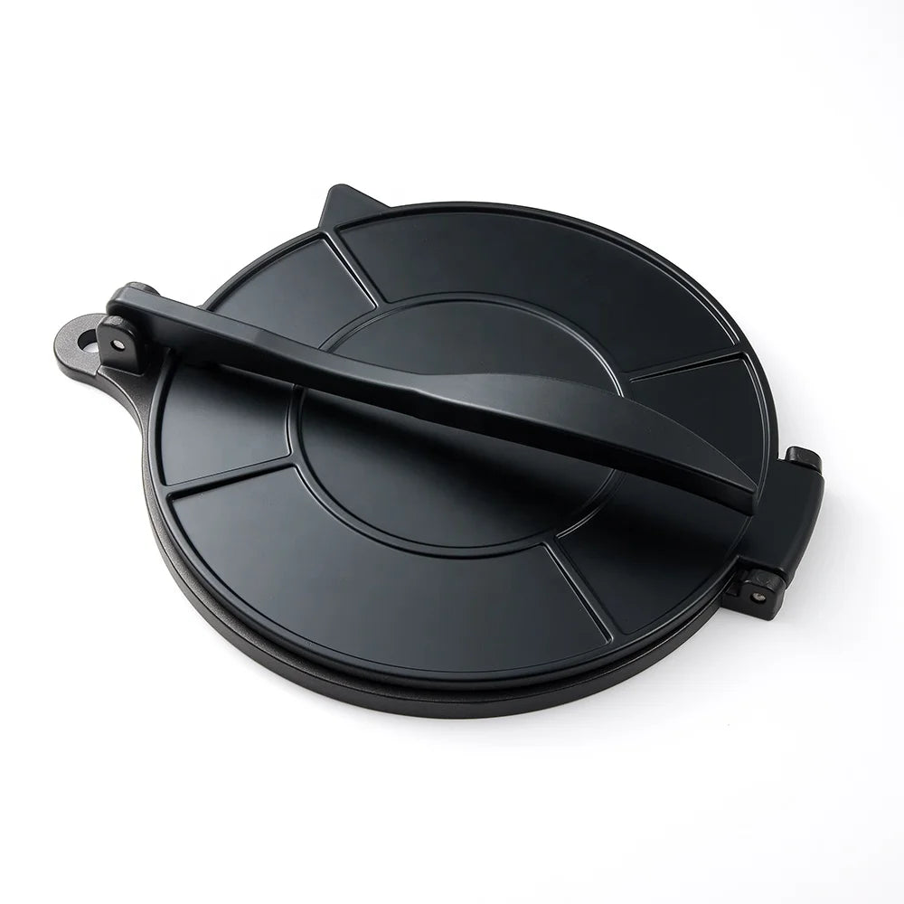 Kwang Hsieh 8-Inch Cast Aluminum Black Food Grade Eco-Friendly Cookware Pani Puri Press Maker