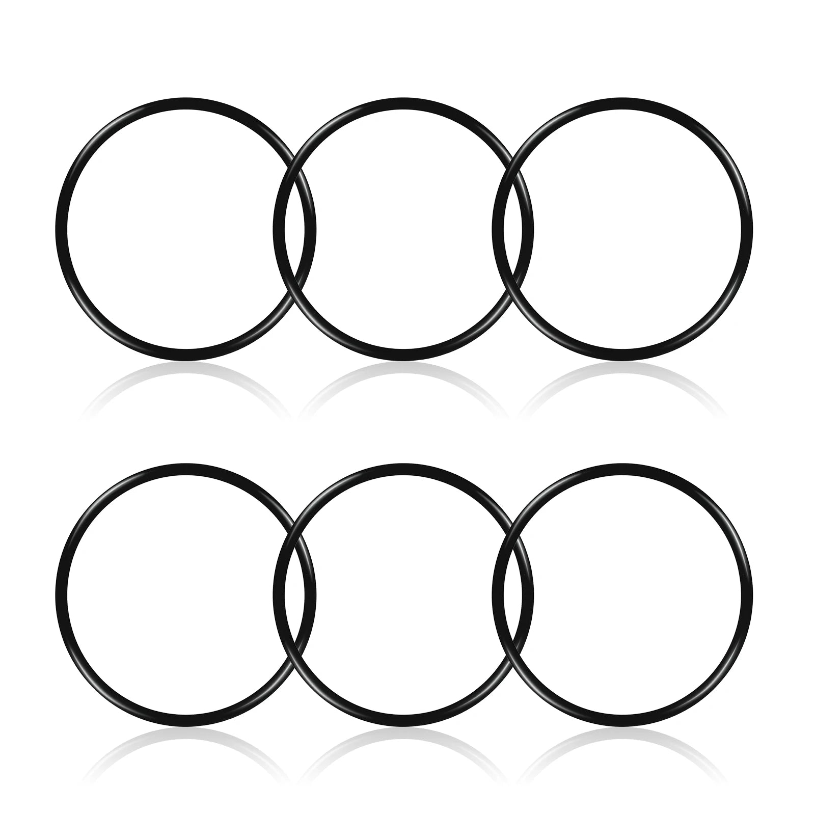 3043B O-Ring Seal Compatible with VP Racing Fuels 3042 Gas Can/Utility Jug CapsGasoline Tank Nozzle Replacement O-Ring(6PCS)