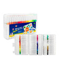 2026 New Product 48 Colors Painting Art Markers Water-Based Washable Ink Kids Dot Marker Painting Set