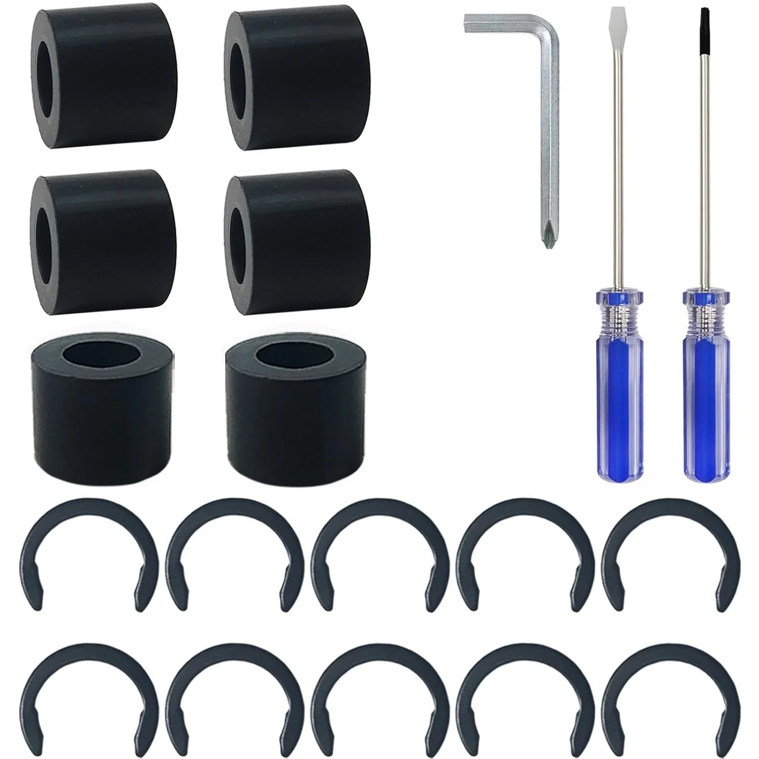 Rubber Roller Replacement Retaining Rings for Cricut Repair Accessories Complete Repair Kit Compatible with Cricut Maker/Maker3