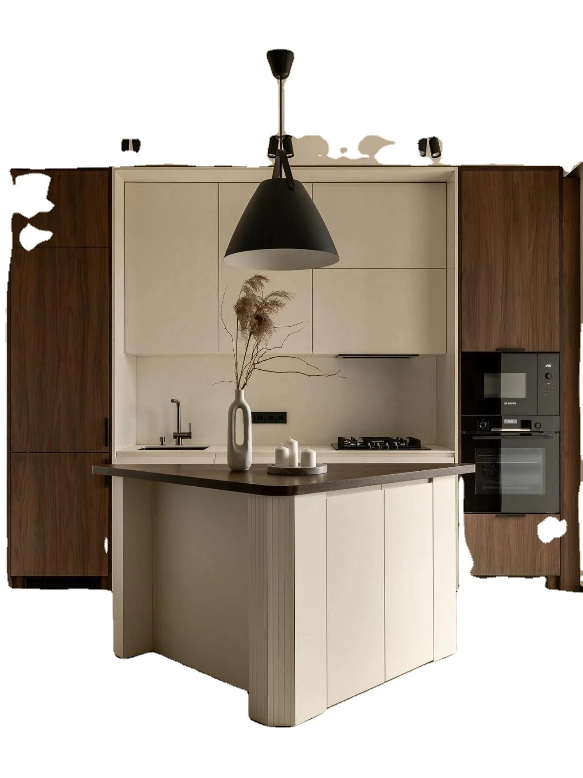 Modern Integral Kitchen Island Modern Glass Kitchen Island Wood Designer Solid Wood Melamine Kitchen Cabinets MegaBDM