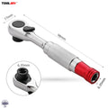 Mini Ratchet Wrench Multiple Specifications 1/4" & 3/8" Drive Compact Reversible Ratchet Handle