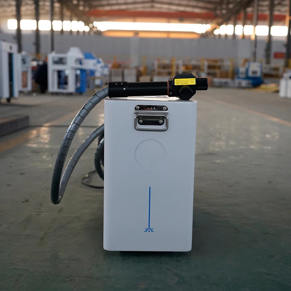 Rust Wooden Oil Dye Coating Cleaning Laser Machine Pulse Fiber Laser Cleaning Machine Metal Rust Wood Oil Paint Removal 100W