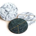 Gold Natural Decorative Marble Tray