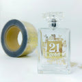 GH-Printing Perfume Bottle Label Perfume Bottle with Box Label Metal MegaBDM