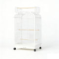 Durable Large Metal Parrot Cage Bird Cage Equipped with Wheels Stand and Feeding Door Providing Comfort for Pet Cages Pet House MegaBDM