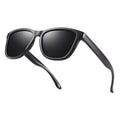 Command the Road in Style Men's Polarized Square Sunglasses Day Night Driving Ready