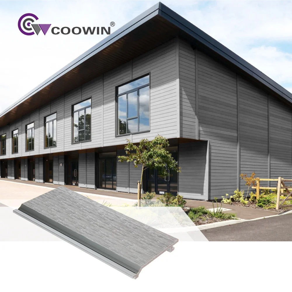 Moisture Resistant Waterproof Outdoor Co-extrusion WPC Wall Cladding Anti-UV Protection Wood Grain Exterior Siding 25-30 Year MegaBDM
