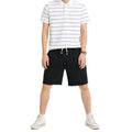 OEM Factory 100% Cotton Breathable Quick Dry Plus Size Knee Length Five Point Men Summer Sports Casual Loose Straight Leg Shorts