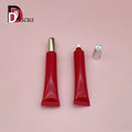 20ml Custom Logo Red Plastic Cosmetic Tube Empty 20ml Soft Tube Eye Cream Face Cream Squeeze Tubes with Screw Cap