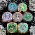 Wholesale 7 in 1 Cube Metal Dice with Storage Box Board Game D&d Mix Color Style Round Edge Polyhedral Dice for DND
