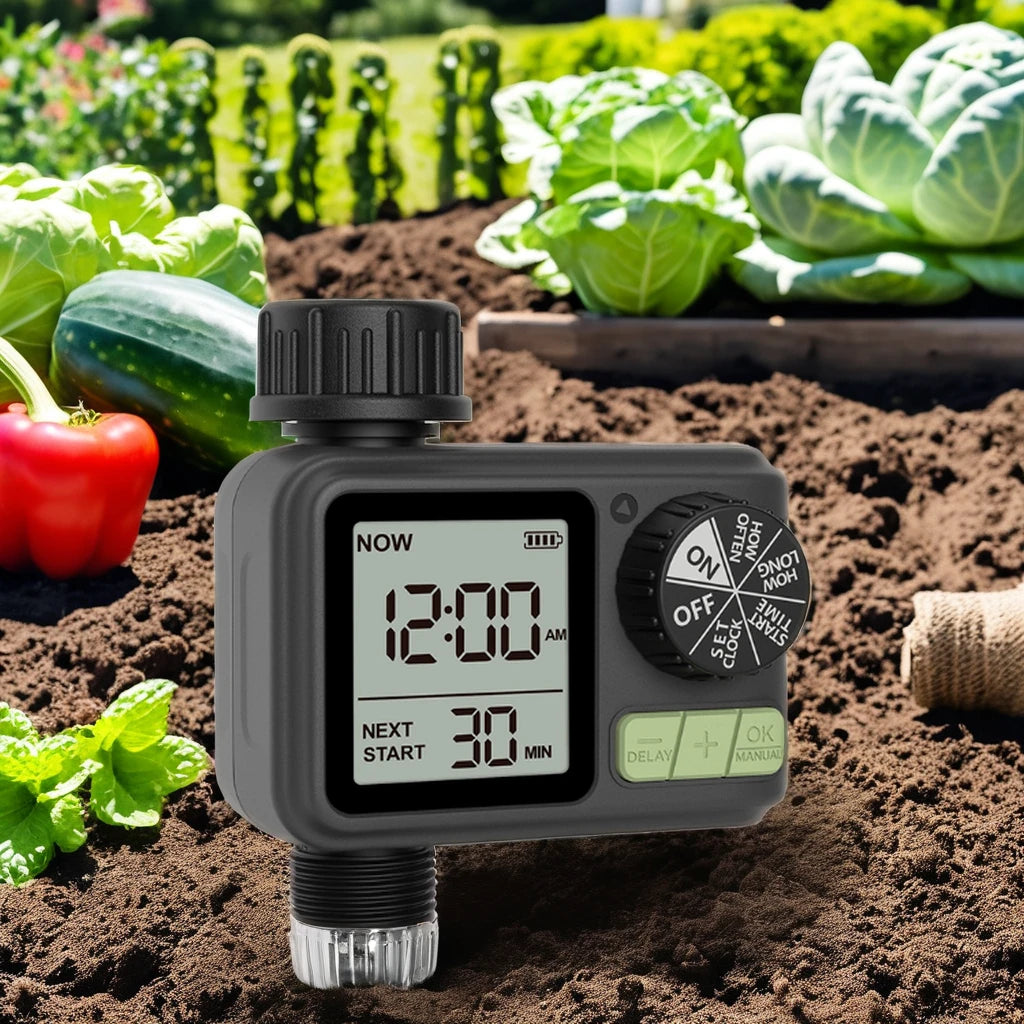 Automatic Hose Dial Tap Timer Irrigation Garden Water Timer Controller System ECO FRIENDLY ABS Plastic Model HCT-M05 Customized MegaBDM