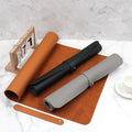 Waterproof PU Leather Table Mat Multicolored Large Office Desktop Cover Functional Office Mouse Pad for Computer Laptop use