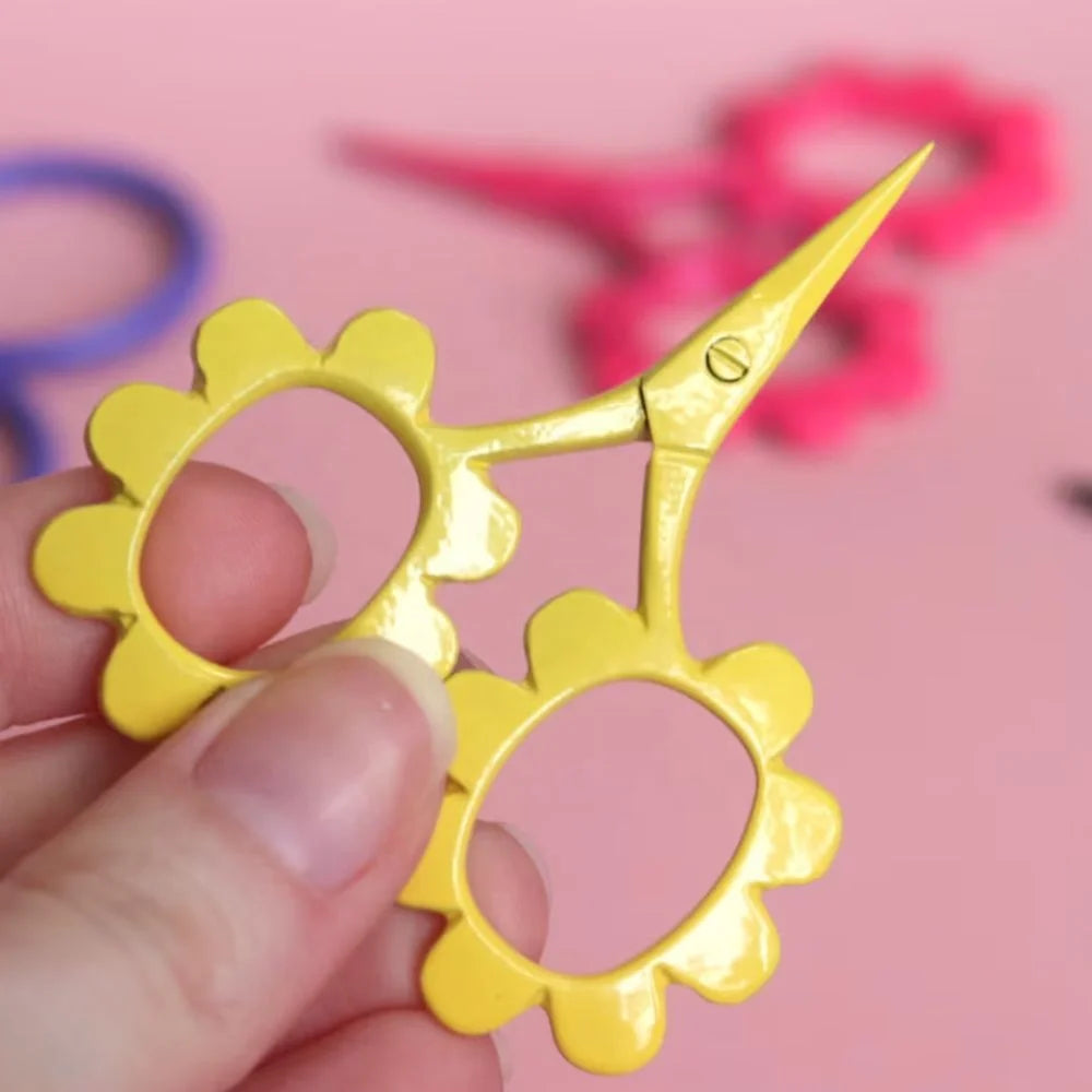 Small Flower Embroidery Scissors Flower Snips Embroidery Scissors Flower Power Small Flower Scissors MegaBDM