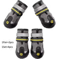 Waterproof Anti-Slip Dog Boots Breathable Soft Padded Leather Booties for Outdoor Walking Paw Protector