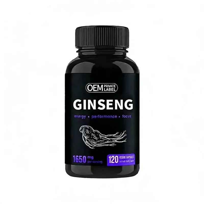OEMODM Private Label Ginseng Gummies Energy Male Power Enhancement Capsule Gummies Powder