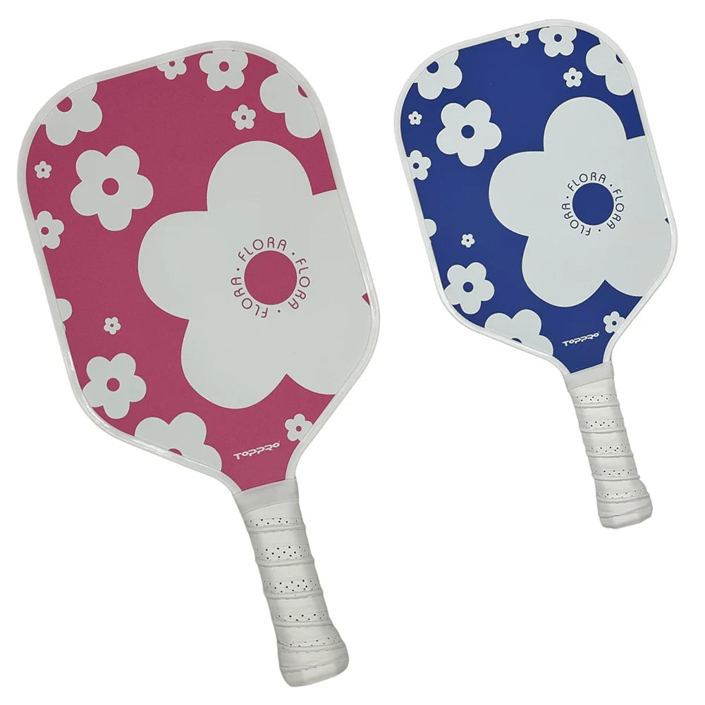 New Picklaball Carbon Fiber Squash Paddle with Red Color Thick pickle Paddle for Squash Balls