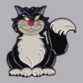 Cute Black Cat Enamel Pin Funny Animal Brooch Pines Lapel Pins Badge on Backpack Clothing Accessories Cartoon Jewelry Kids Gift MegaBDM
