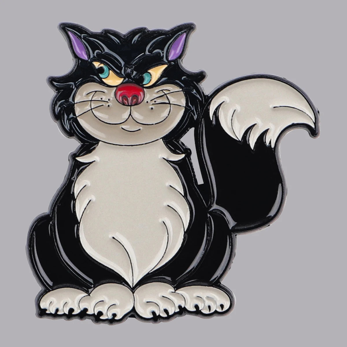 Cute Black Cat Enamel Pin Funny Animal Brooch Pines Lapel Pins Badge on Backpack Clothing Accessories Cartoon Jewelry Kids Gift MegaBDM