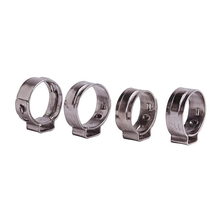 Automotive Grade One Ear Hose Clamp Fuel Line Pipe Cinch Rings MegaBDM
