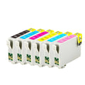 Tatrix T0821 T0822 T0823 T0824 T0825 T0826 Color Compatible Printer Ink Cartridge for Epson Stylus Photo R290 RX610