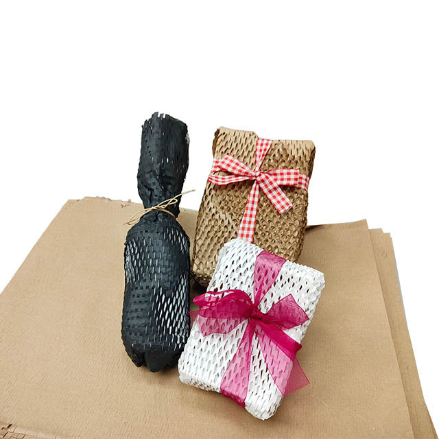 Honeycomb Recyclable Kraft Craft Packaging Paper Core Roll 50m X 50cm 80gsm for Secure Product Protection