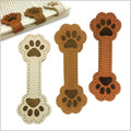 Minimalist Cute Dog Claw Design Customizable Anime Pattern Reusable PU Leather Magnetic Bookmark Trendy Promotional Gift