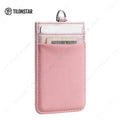 TILONSTAR TBH100 Premium Leather Working Name Id Badge Card Holder With Neck Strap Lanyard