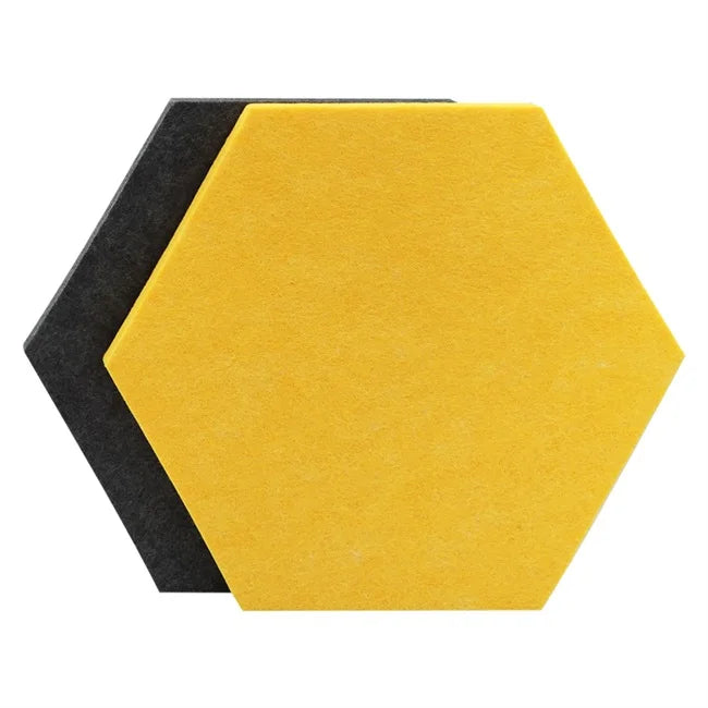 Hexagon Recycled PET Felt Acoustical Panel Soundproof 9mm Hexagon Polyester Felt Acoustic Wall Panel MegaBDM