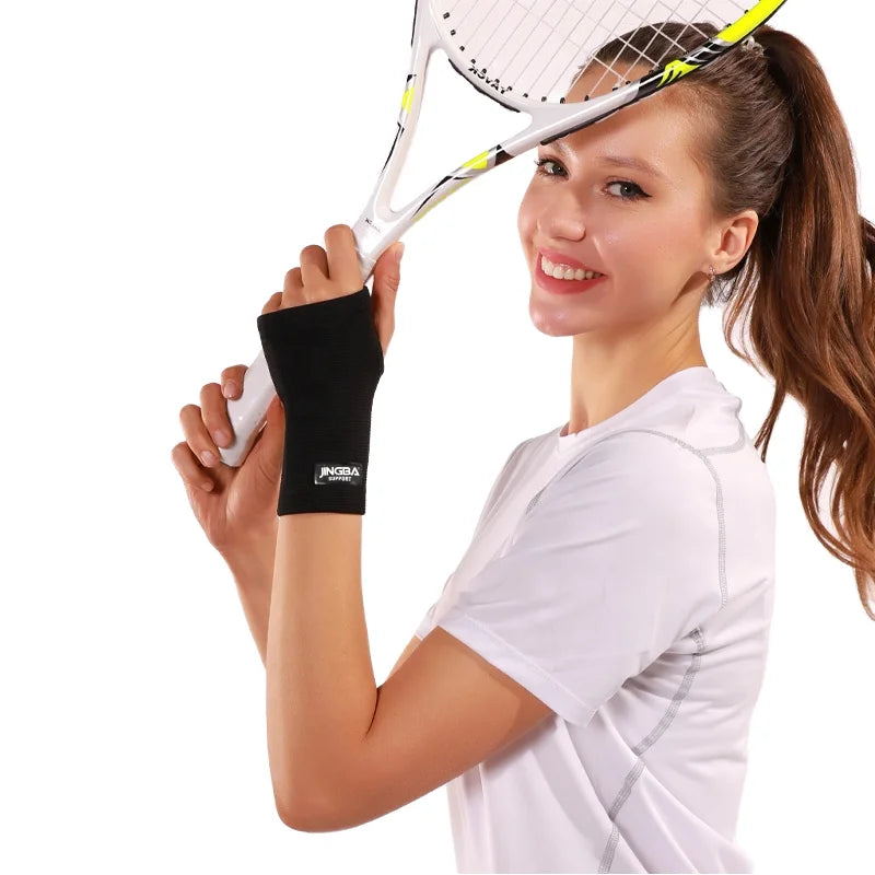 JINGBA Wholesale Spandex Wrist Brace Compression Wrist Strap for Work Fitness Carpal Tunnel Arthritis Pain Relief
