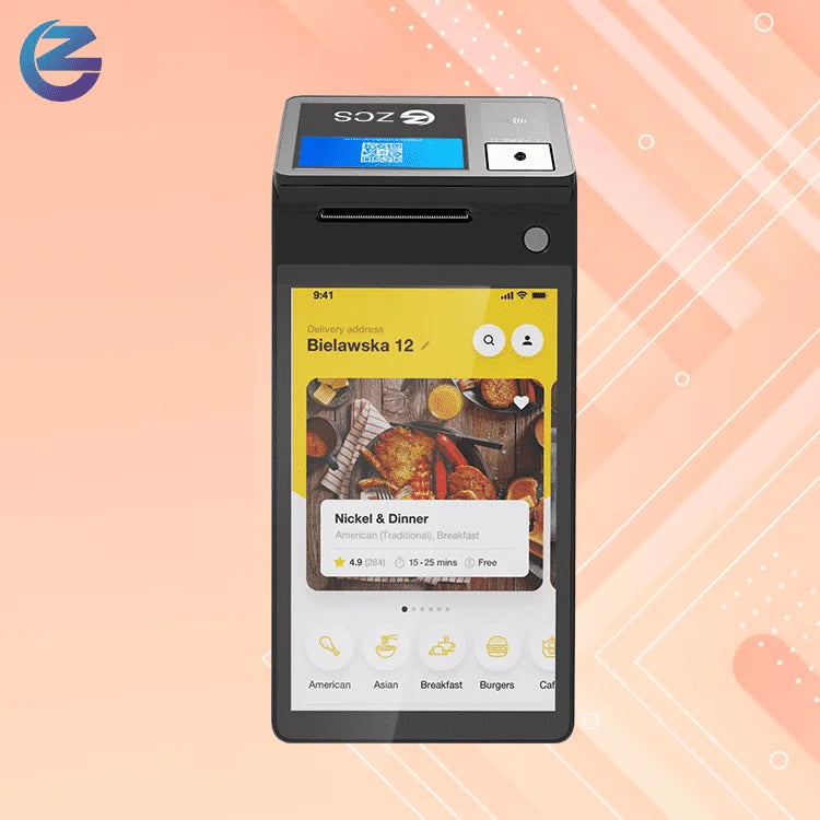 Android Powered Dual Touchpoint POS Terminal Blending Portability and Desktop Capability in Versatile Sales Scenarios Enhancing