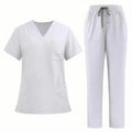 Polyester Rayon Spandex Scrubs Uniforms Sets Fashionable Designs New Style Hospital Nurse Medical Uniforms