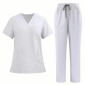 Polyester Rayon Spandex Scrubs Uniforms Sets Fashionable Designs New Style Hospital Nurse Medical Uniforms