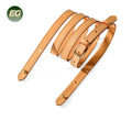 Lst462 Women Single Side Handle Genuine Vachetta Leather Replacement Straps for Handbag Premium Quality Custom Bag Strap