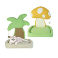 2024 Foldable Eco-Friendly Sisal & Plush Cat Scratch Stabilization Multifunctional Grinding Claw Rest Play Toy