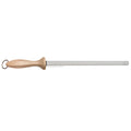 RTS Anti-Break White Ceramic Honing Rod 16mm Diameter Fine Grit 800-1500 Beech Wood Handle Mohs 9 Hardness Professional Chefs